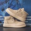 Soft Suede Leather Mens Basic Boots Luxury Brand Ankle Boots Vintage Basic Man Leisure Walk Footwear High Quality Business Shoes
