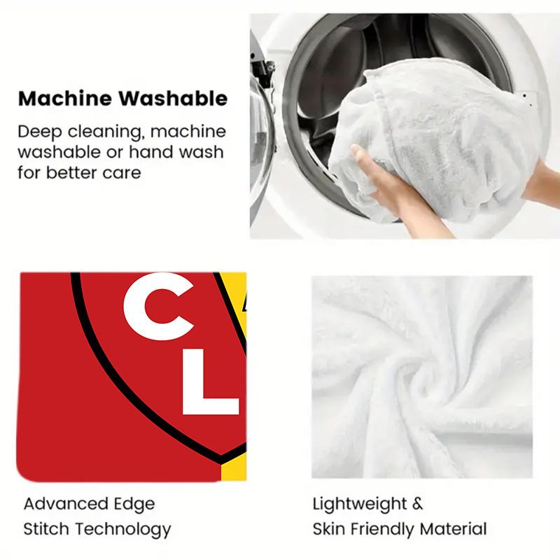 RC Lens 2D Flat Pattern Flannel Blanket High quality All Seasons Warmth and Comfort Perfect for Christmas Gifts.