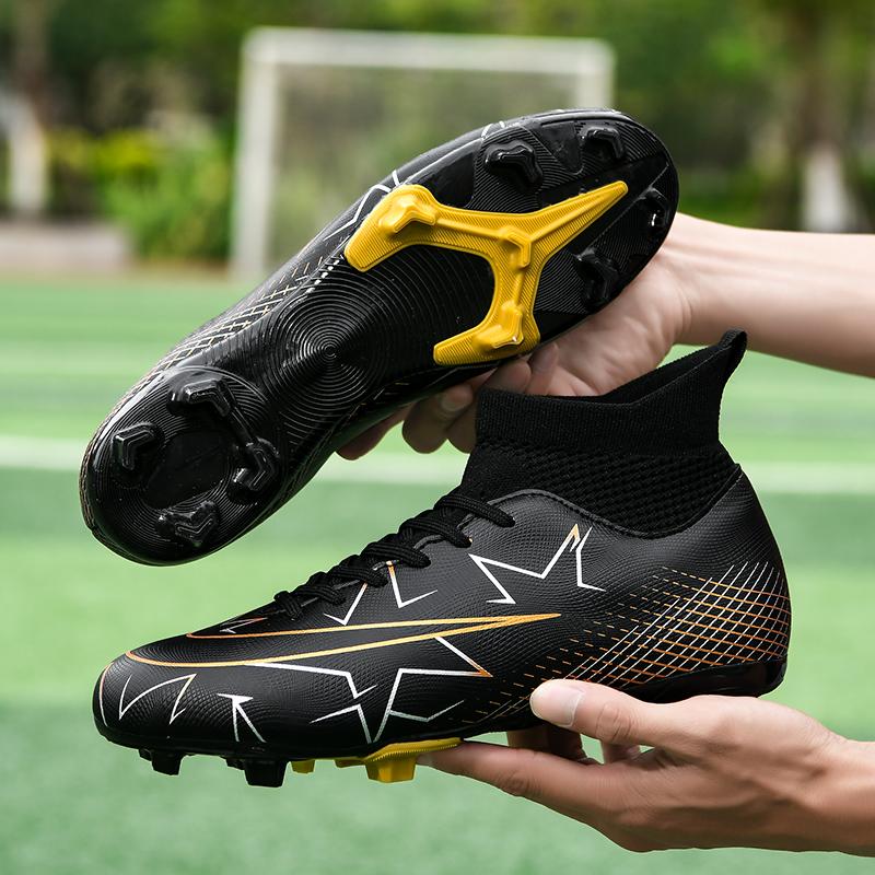 Men's Training Actual Combat Football Shoes Wear-resistant Anti-slip Rebound AG Long Nail Shock Absorption Shoes for Women