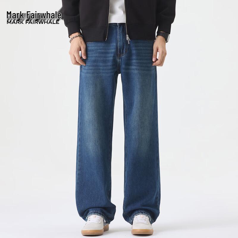 

Мужские джинсы Mark Fairwhale из выстиранного денима прямого кроя с «усами» 36