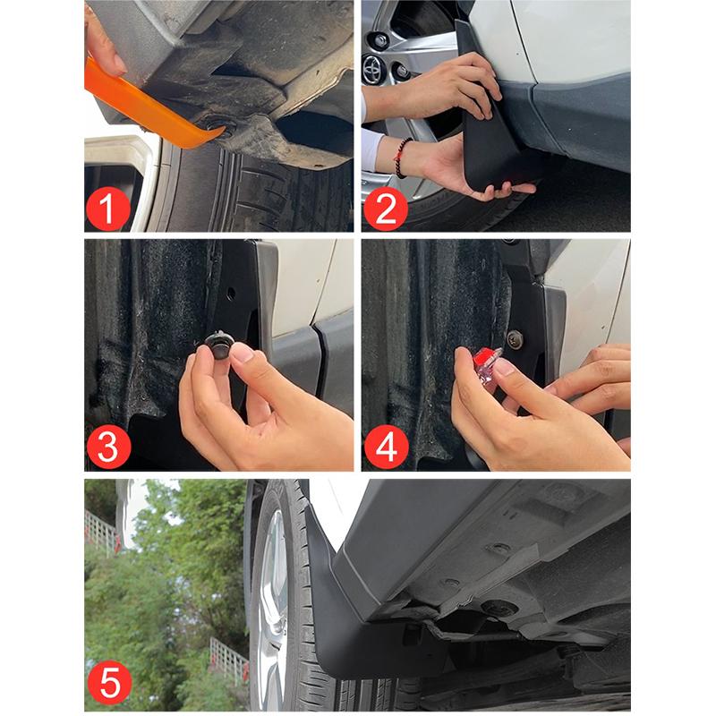 Car Mud Flaps Mudguards Splash Guards Fender For Toyota RAV4 XA50 2019 2020 2026 2026 2026 RAV 4 Hybrid Accessories