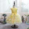Toddler Baby Girls Layered Mesh Embroidery Princess Tutu Dress Seasonal Party Birthday Ball Gown