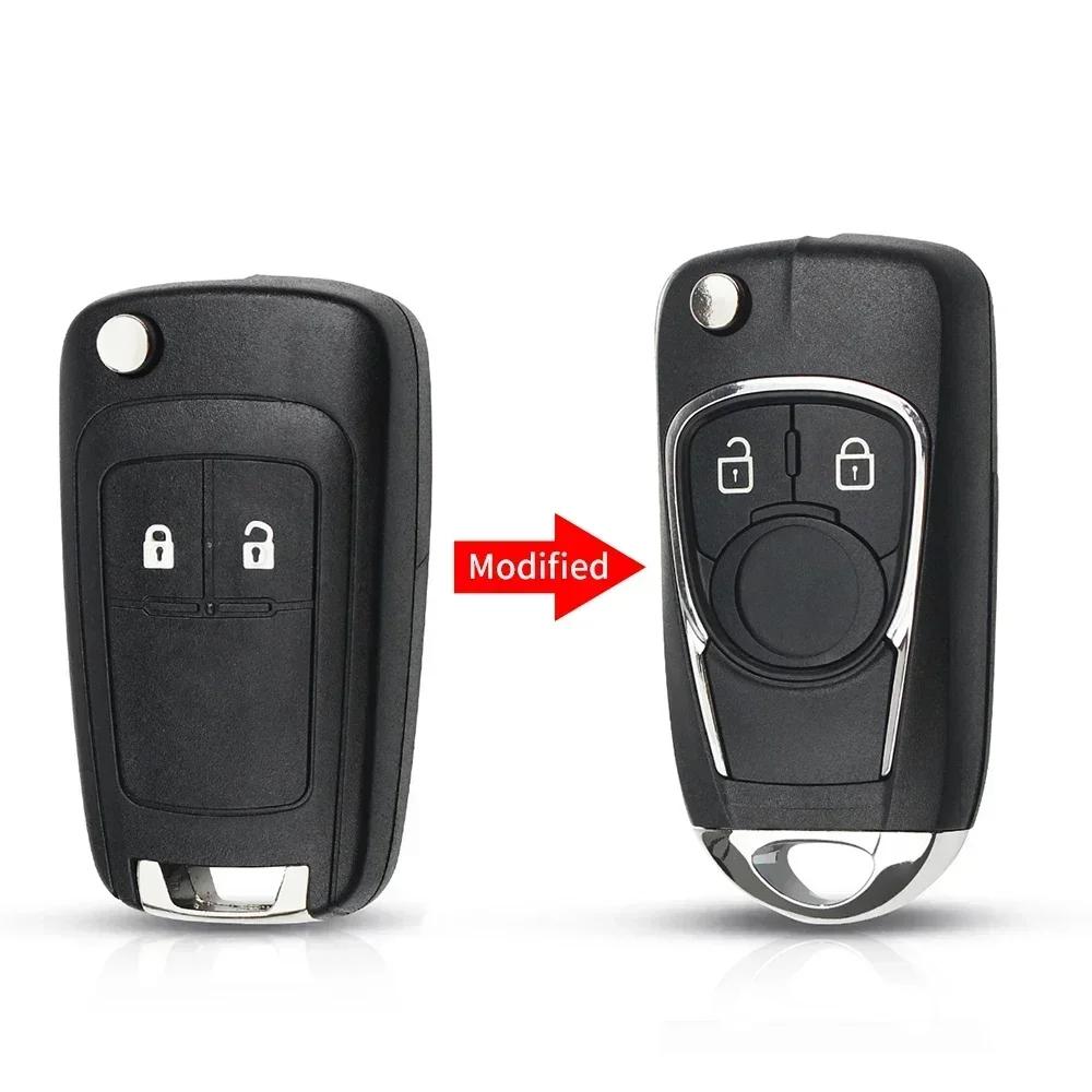 S For Chevrolet Cruze Epica Lova Camaro Vauxhall Insignia Astra For Buick Modified 2/3/4/5 Buttons Remote Key Shell