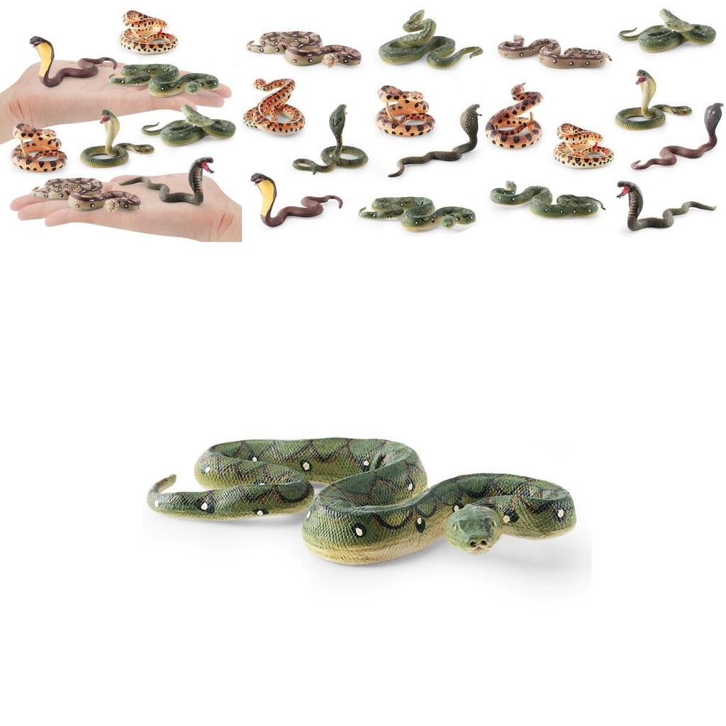 Realistic Snake Model Static Desk Ornament For Reptile Enthusiasts