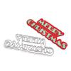 Merry Christmas Words Cutting Die Stencil for Creative Paper Art Cutting Template Christmas Gifts for Children Boys Girl