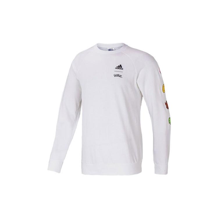 adidas x POKEMON Crossover Printing Sports Training Pullover White Men s GN3000 M