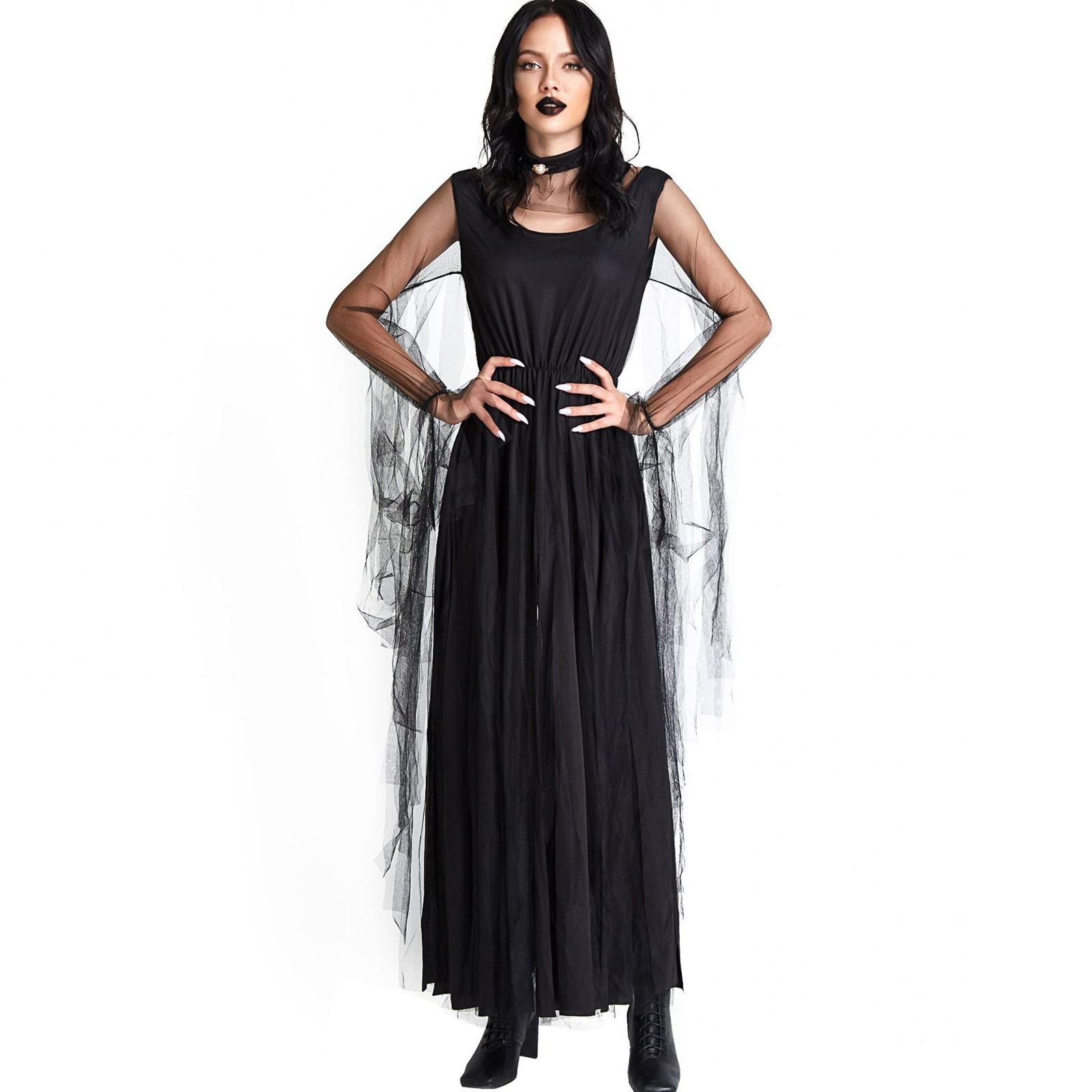 Женский костюм черного дьявола на Хэллоуин — фото 5