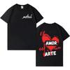 Singer Melendi Tour Trendy Graphics Tshrit UNISEXs Womens Pop Tops Hiphop Aesthetic Casual Cozy Tshrits Summer Streetwear