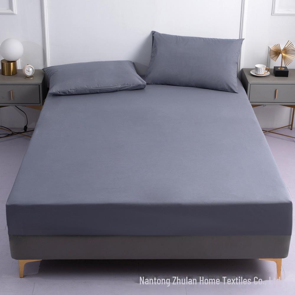 

Водонепроницаемая простыня с глубоким карманом и наволочка однотонная покрывало для кровати - цельное Single pillowcase 48*74*1pc