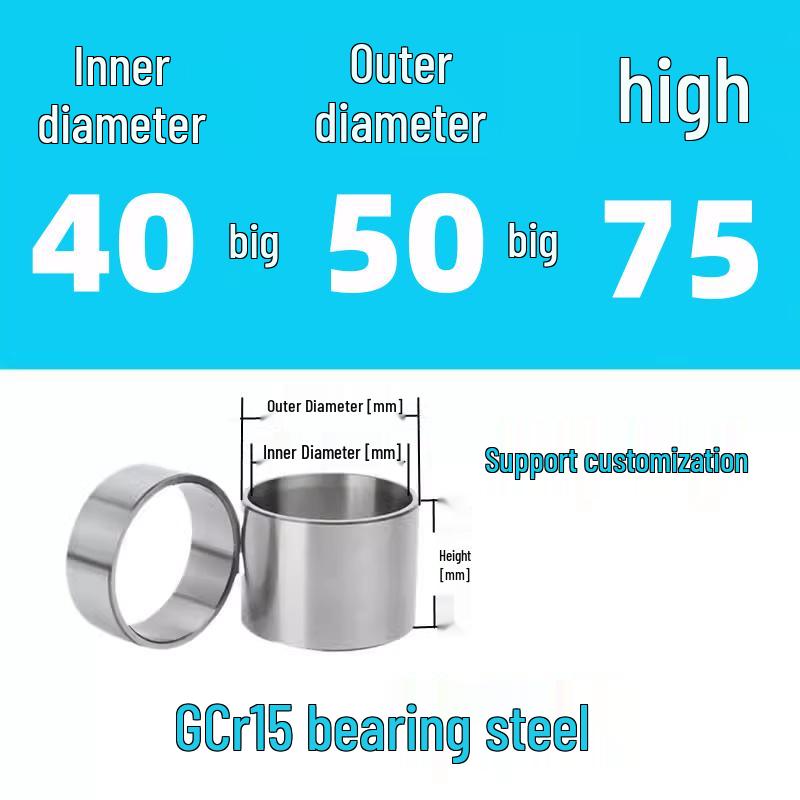 Steel Shaft Sleeve: Inner Diameter 30, Outer Spacer 48/50, Wear-Resistant for Removal and Guide Applications (Inner 35/37/38).