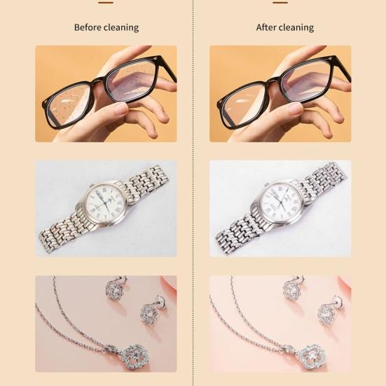 Ultrasonic Cleaner USB Charging 45kHz High Frequency Glasses Jewelry Electric Vibration Cleaning
