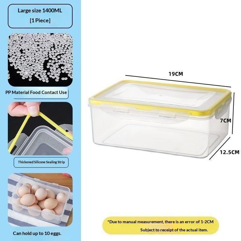 Food Storage Containers Airtight Leak Proof BPA Free Food Grade Plastic 1/4 Pcs for Baked Goods Bread Storage