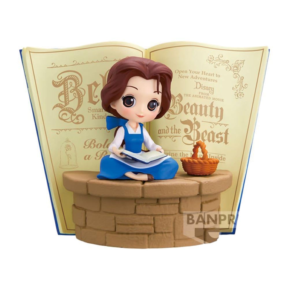 Banpresto Disney Characters Belle Bandai Spirits Q Posket Story inch - - (Country Style) (Version A), 3.5