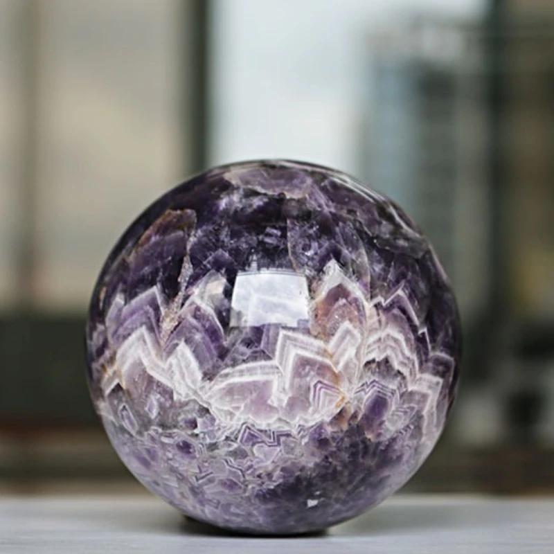 1PC natural dream amethyst ball quartz crystal sphere decorative Reiki healing 55-80mm healing crystals 118