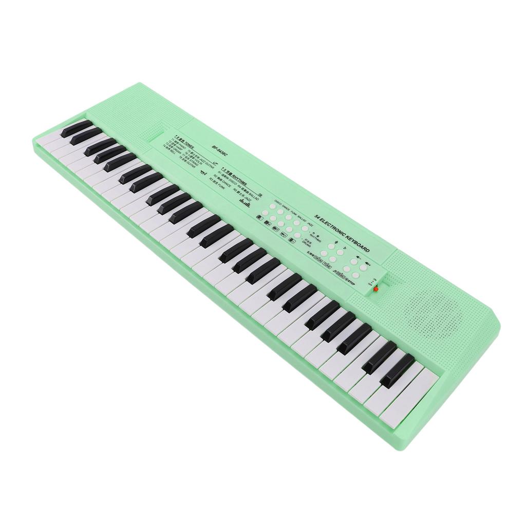 54 Key Electronic Piano Keyboard with Wired Microphone Support Recording Multifunction Kids