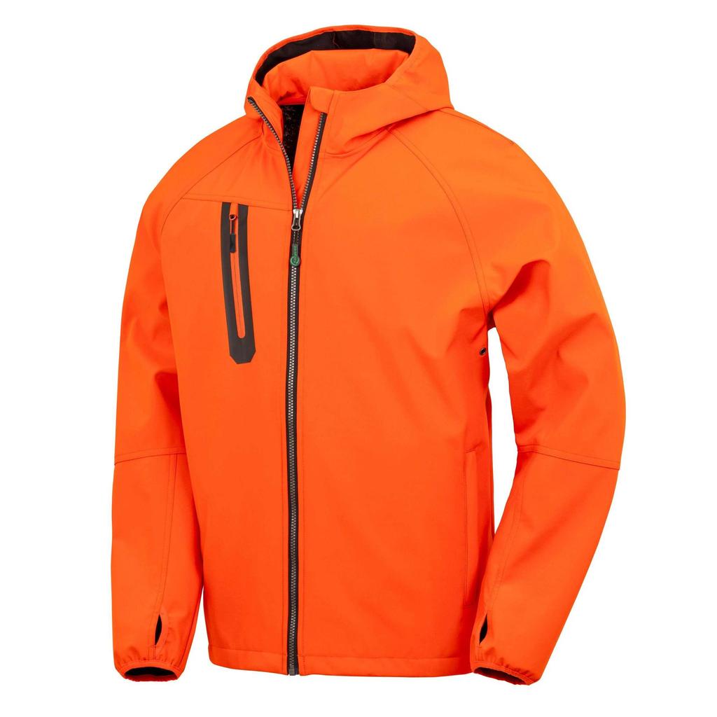 Result Recycled Mens Printed Recycled 3 Layer Casual Soft Shell Jacket