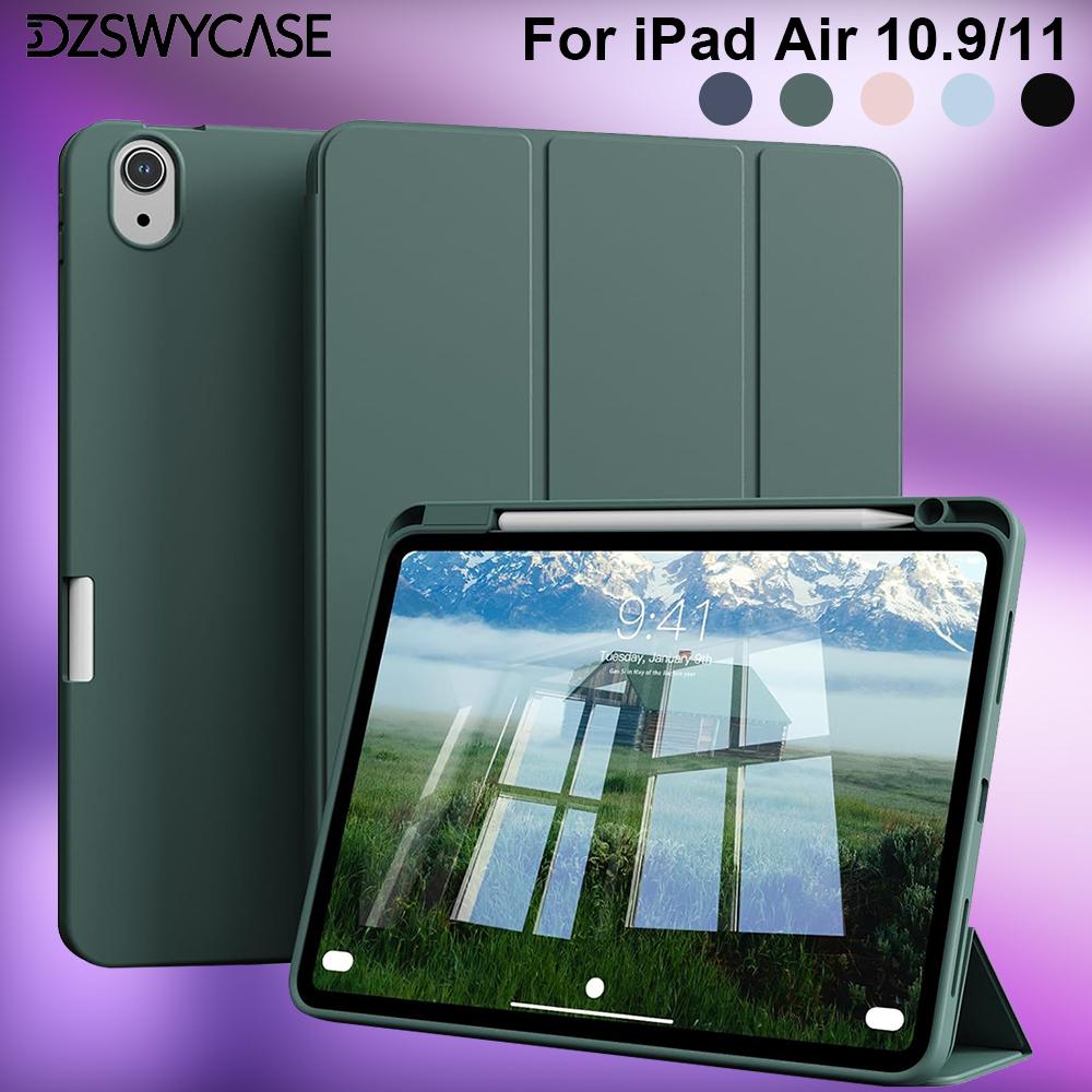 Case for iPad Air 11-Inch M3/M2 (/), iPad Air 5/4 (/ 5th/4th Generation 10.9-Inch), with Pencil Holder Cover