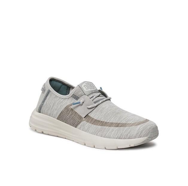 Men's Sneakers Hey Dude Sirocco Dual Knit 40184-007 Grey