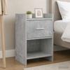 Nightstands Concrete Grey 40 x 30 x 60 cm Engineered Wood