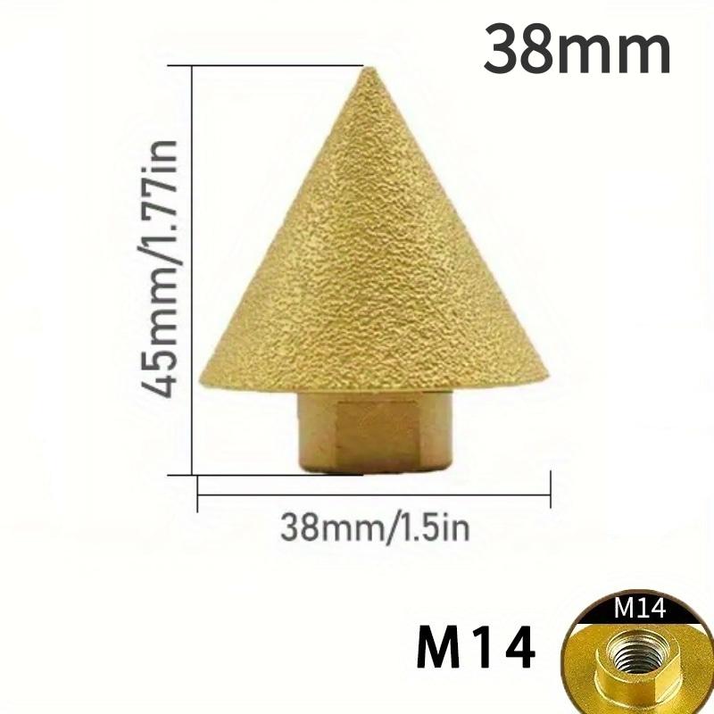 

New M14 Diamond Chamfering Drill Bit Conical Engraving Polishing Wheel Diamond Conical Milling Cutter Suitable Stone Ceramic Ti
