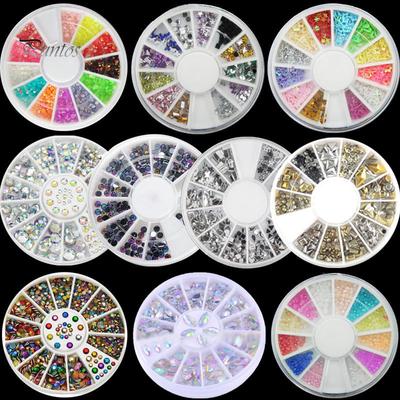 Puntos Nail Art Manicure Accessoire Kleurrijk Glanzend Decoratiewiel Kleurrijke Ster DIY