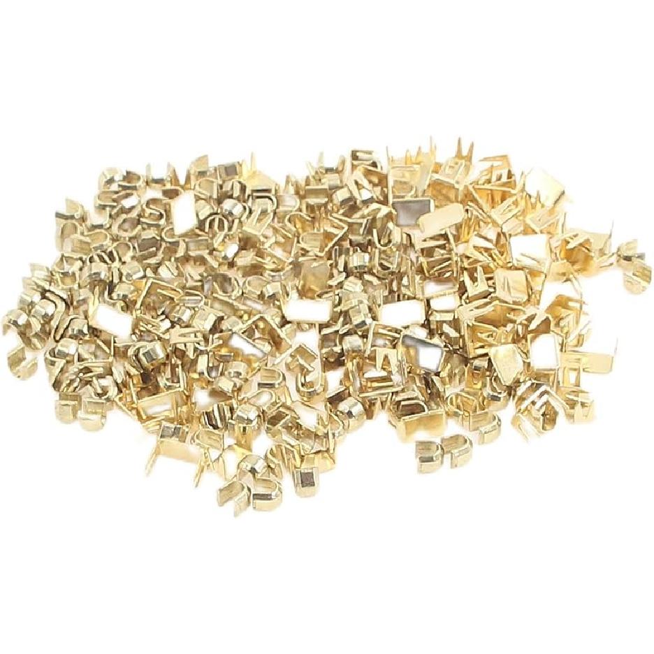 #5 300 pcs Silver Zipper Bottom Stops and Top Stops for Zipper Repair (Silver) Leekayer