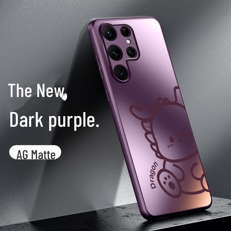 

Чехол для Samsung S22U Matte с рисунком в виде мультипликационного CD-диска и полной защитой объектива для S24U и OnePlus ACE2Pro - Hard Shell Cover. Samsung S24+