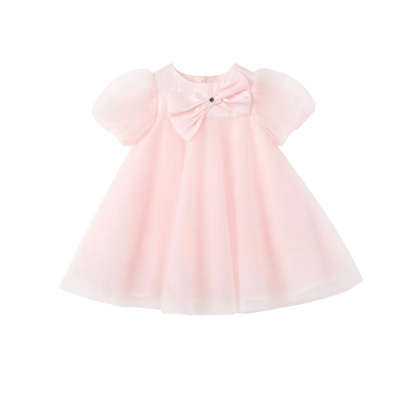 PawinPaw Baby Girl Cartoon Bear Mesh Princess Dress