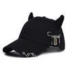 Hat Women's Trendy Baseball Hat Duck Tongue Hat Women's Spring/Summer Personalized Baseball Hat Student Versatile Male and Fema