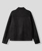 Black Moment Classic Vegan Suede Jacket [Black]