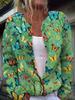 2025 Christmas Abstract Print Casual Imitation Wool Sweater