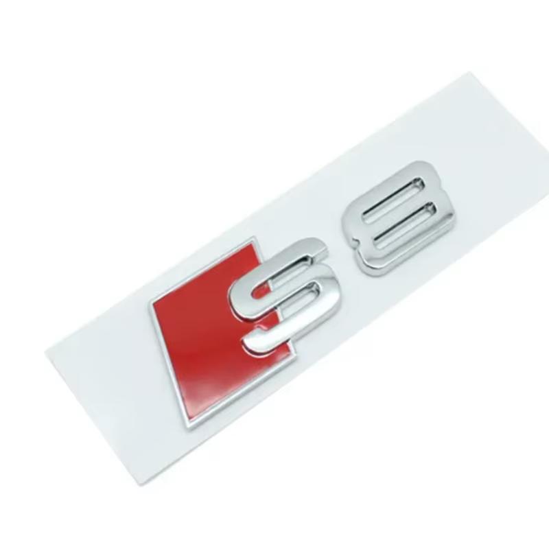 Audi Auto Heckklappe Emblem Logo Plakette Aufkleber für audi S3 S4 S5 S6 S7 S8 Buchstaben Zahl Emblem Sport S-Klasse Umbau
