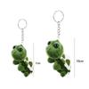 Keychain 7cm/10cm Cartoon Turtle Doll Keychain Auto Animal Keychain Plush Key Ring Turtle Pendant