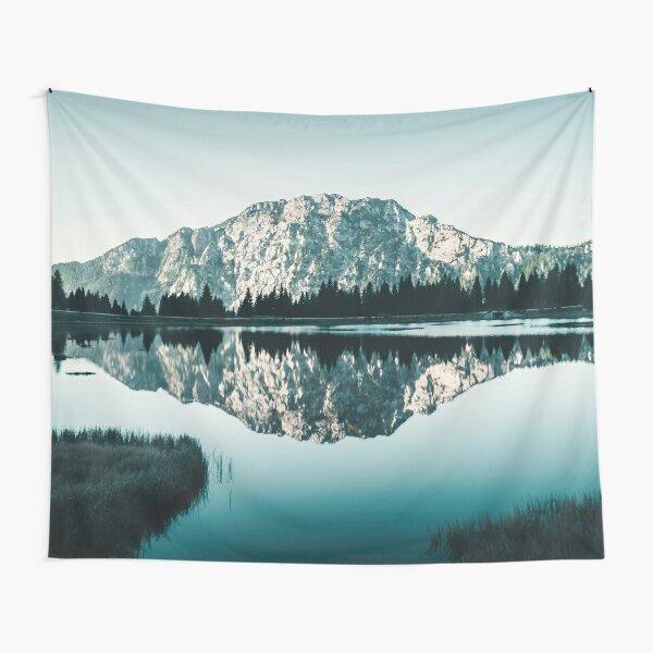 Mountain River Scenery Tapestry Wall Hanging Art Wall Blanket Home Decor Aesthetic Room Decor Tapestry for Living Room Bedroom