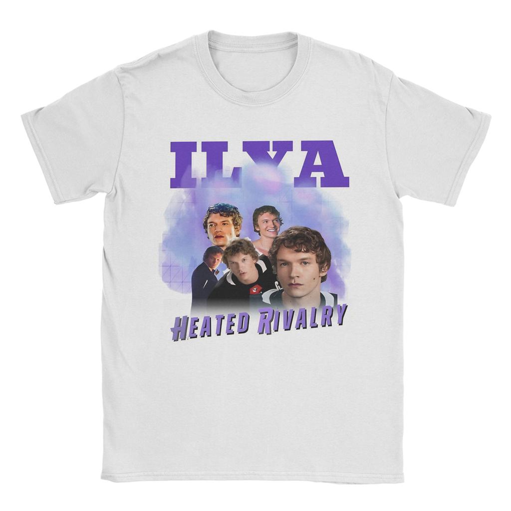 T-shirt Stampata Shane Hollander Heated Rivalry Hudsoned Williams per Unisex 100% Cotone Maglietta a Maniche Corte
