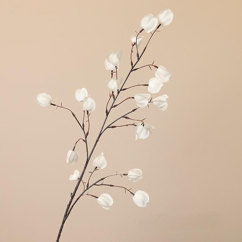 

3pcs Artificial Flowers 100cm Silk Girl Fruits Branches Restaurant Decoration Simulation Autumn Lantern Fruit Green Plants