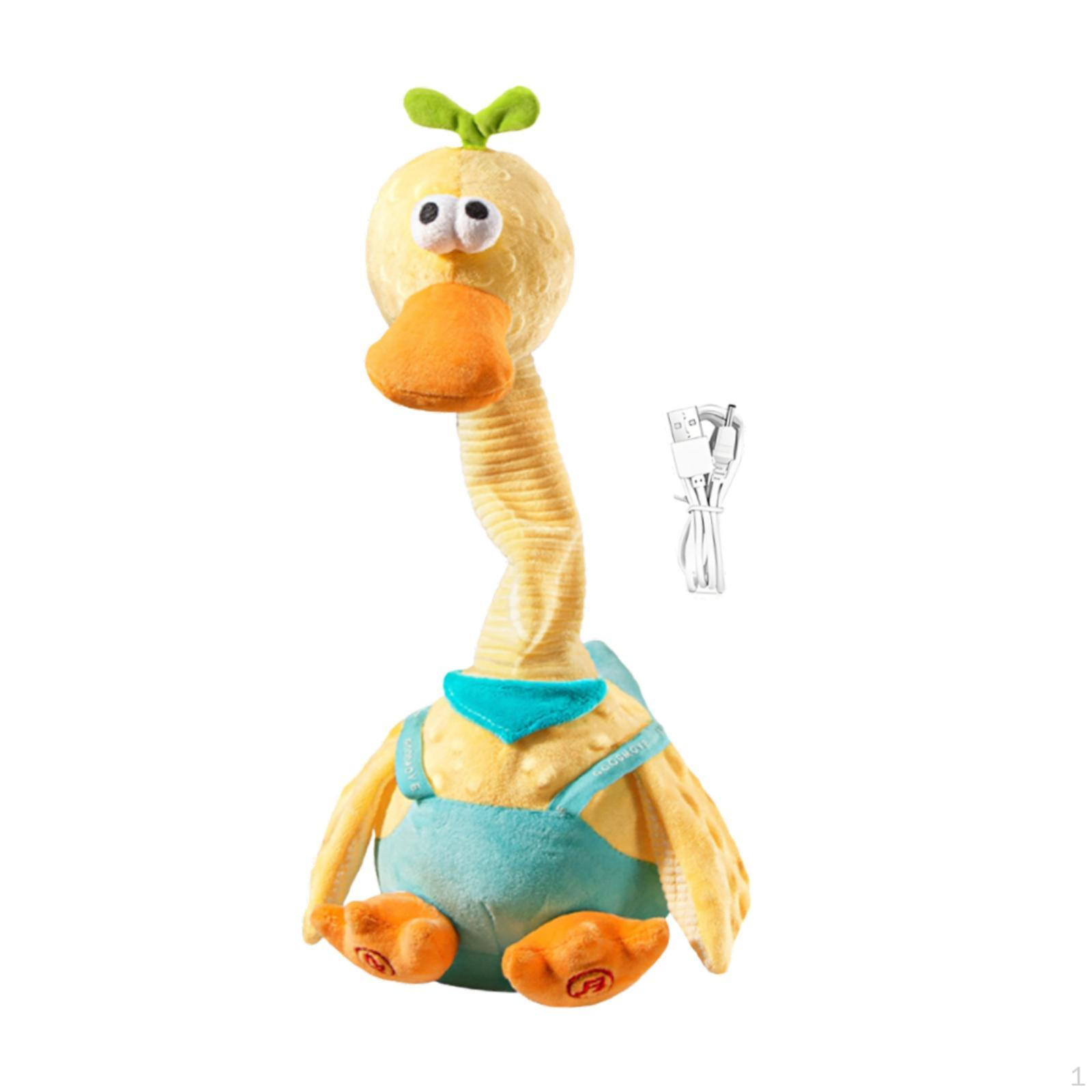 

Singing Dancing Duck Toy Plush Animal Interactive for Kids 1-3 Year Old without 3 Neck Balls