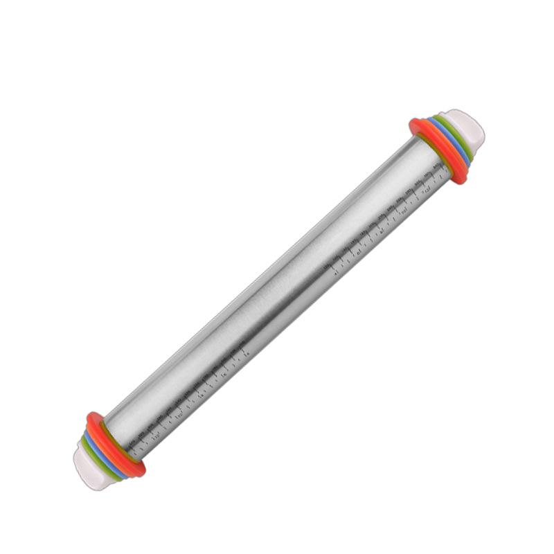 Adjustable Non-stick Stainless Steel Rolling Pin for Baking