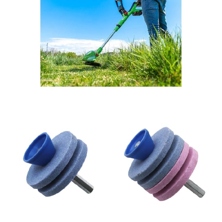Sharpening Stone Sharpener Garden Lawn Mower Blade Tools Universal Lawnmower