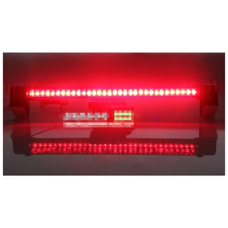 1pcs Car Rear Glass High-brightness Rear Tail Light 14/24/32/40/48/56/60LED General-purpose Red LED High Brake Light 12V