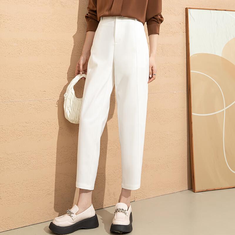 Fanzhen Women's Modal Blend Harem Ankle Trousers