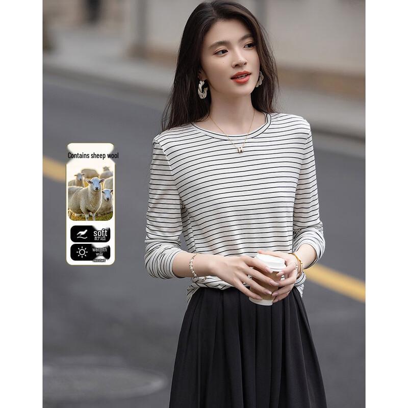 Demana Women s Lyocell Merino Wool Blend Long Sleeve T-Shirt L