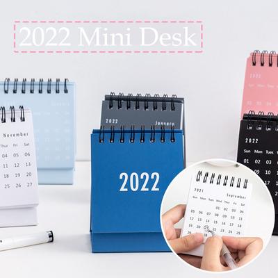 2022  Desk Calendar Desktop Standing Flip Monthly Calendar For School Home  Schedule Planner