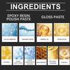 Epoxy Resin Polishing Kit Restore Luster Creamy Paste Removes Scratches Acrylic Polishing Kit for Homeowners Beginners Art