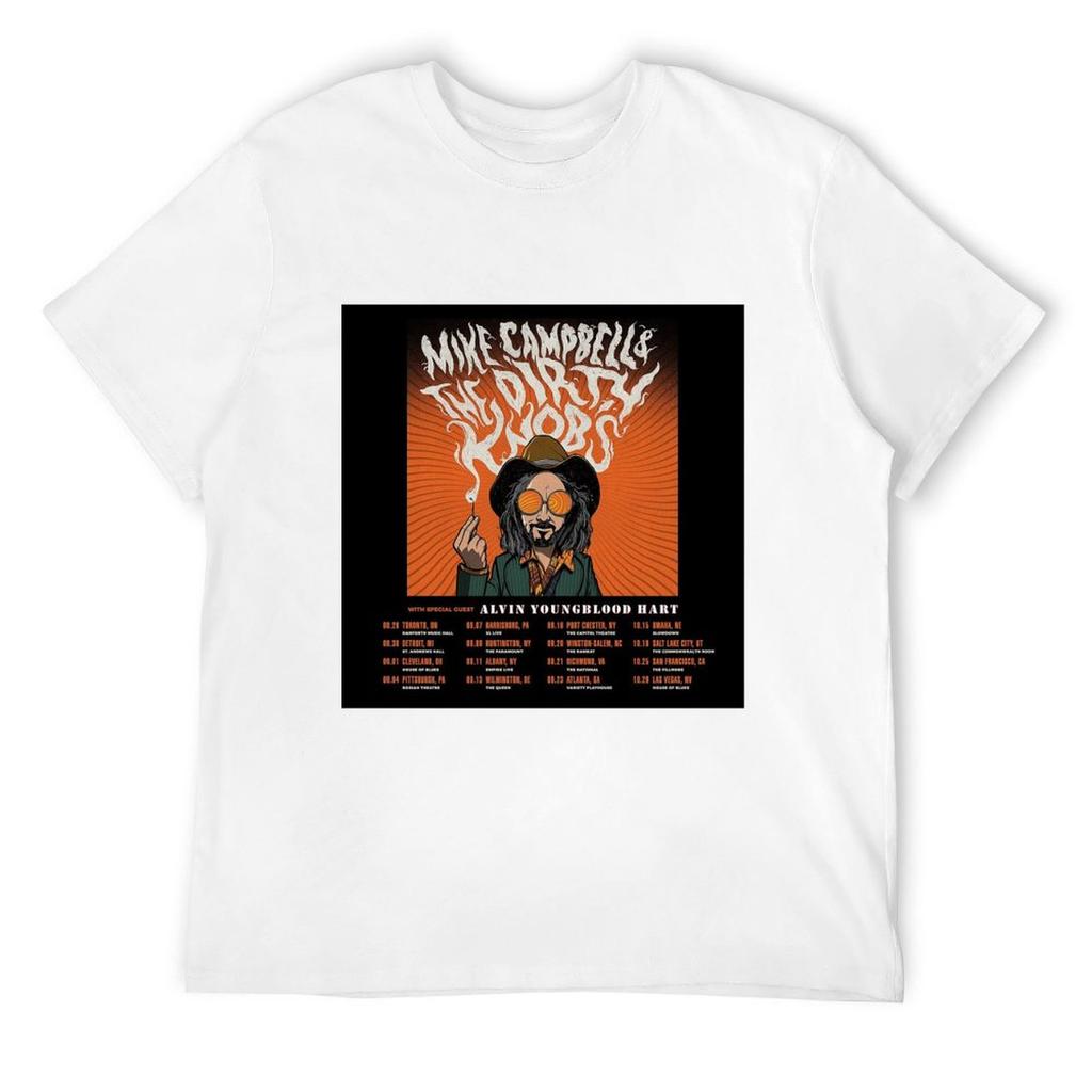 The Dirty Knobs Tour 2022 T-Shirt blacks Short sleeve tee Blouse mens clothing