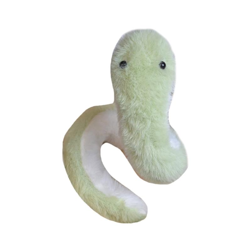 Snake Year Mascots Plushie Stuffed Animal Plush Toy Zodiacs Snake Plush Dolls Little Snake Ornament for Home Decorations