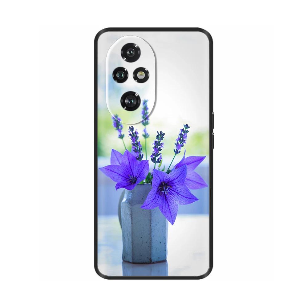 Für Honor 200 Pro Hülle Niedlich Weich Silikon TPU Coque Funda für Honor 200 Pro honor200 Handyhülle Schwarz Capas Für Honor 200 Lite