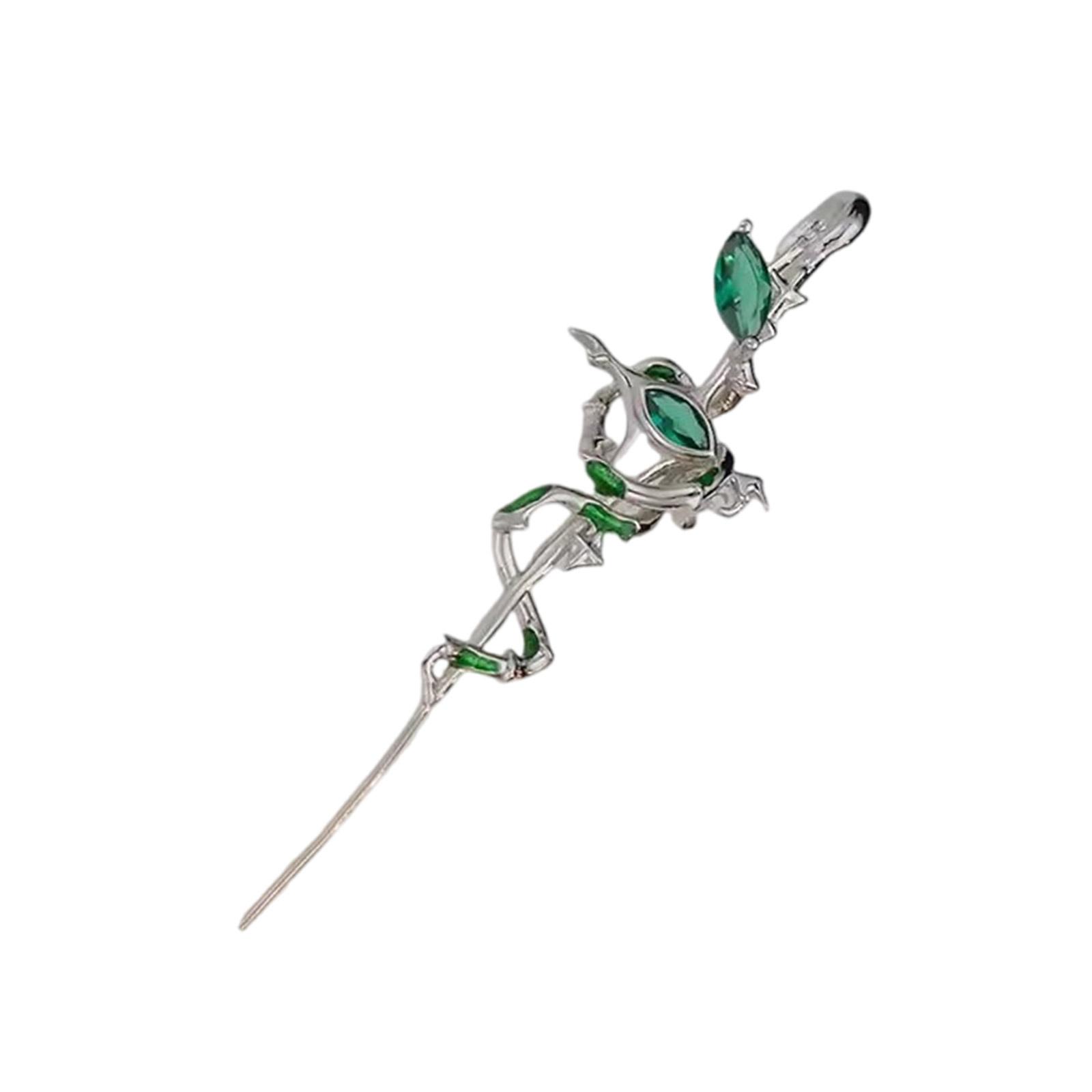 

Винтажные серьги-пусеты, серьги-пусеты в форме змеи, пирсинг, ювелирные изделия для ушей, сплавная текстура, подходят для модных женщин, девушек зелёный