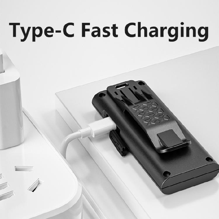 Weatherproofs Emergency Light 800LM 4 Mode USB Rechargeable 8H Runtimes for Campers Cyclists Power Outages Preparedness