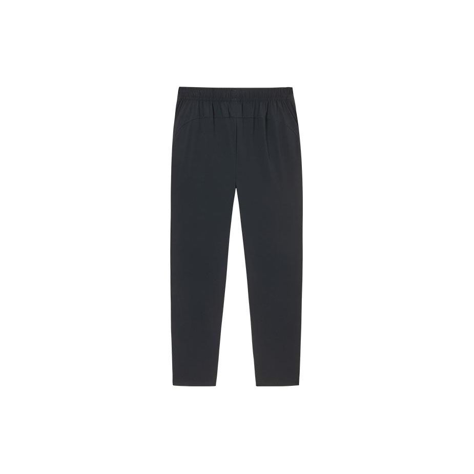 Anta Training Series Solid Color High Waist Straight Leg Thin Nine Point Casual Pants Women Pants Black 162427309-3